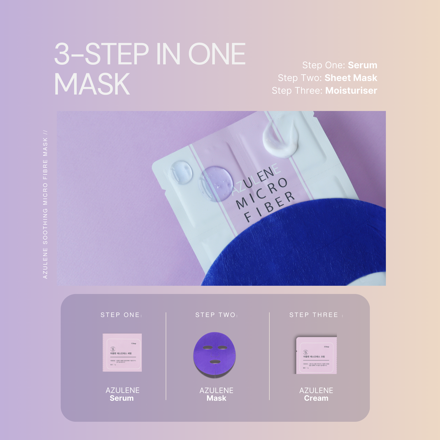 AZULENE Microfiber Mask - Be Balance Malaysia