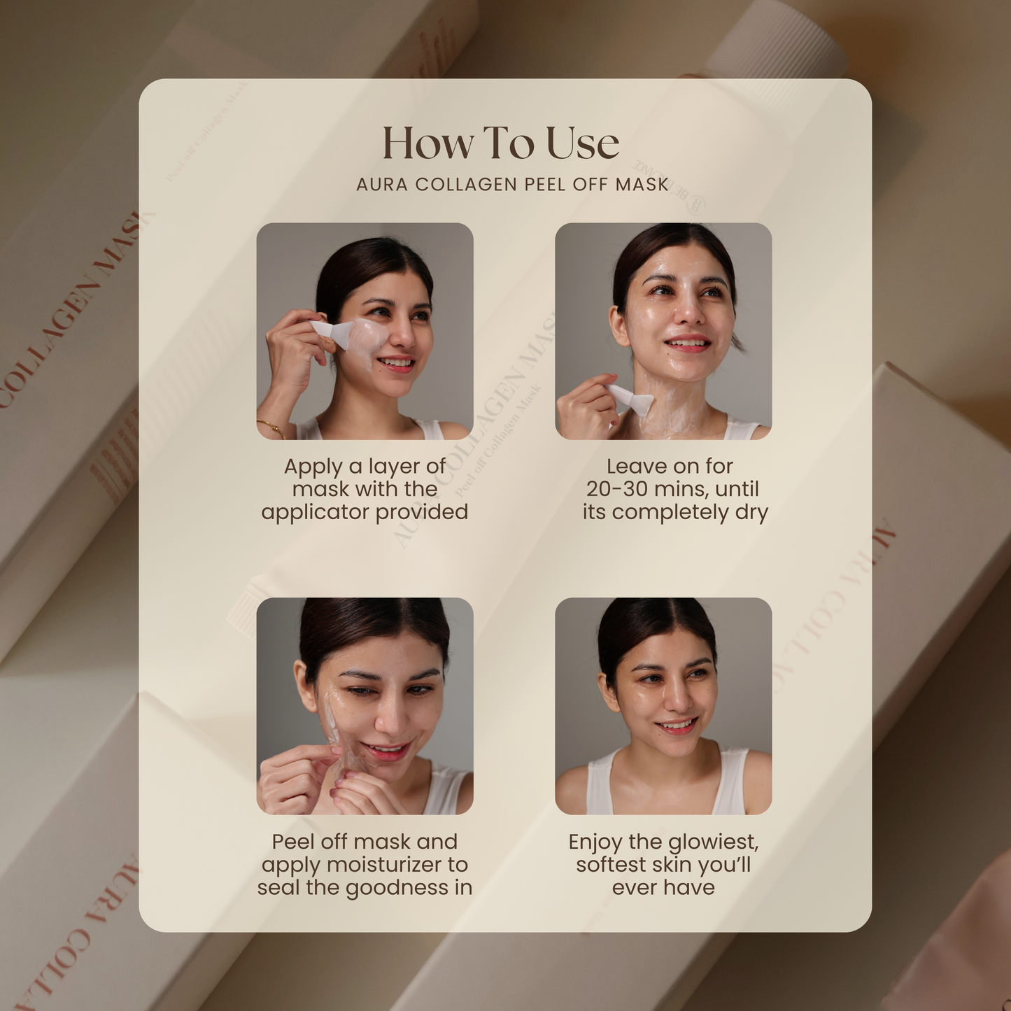 Aura Collagen Mask - Be Balance Malaysia