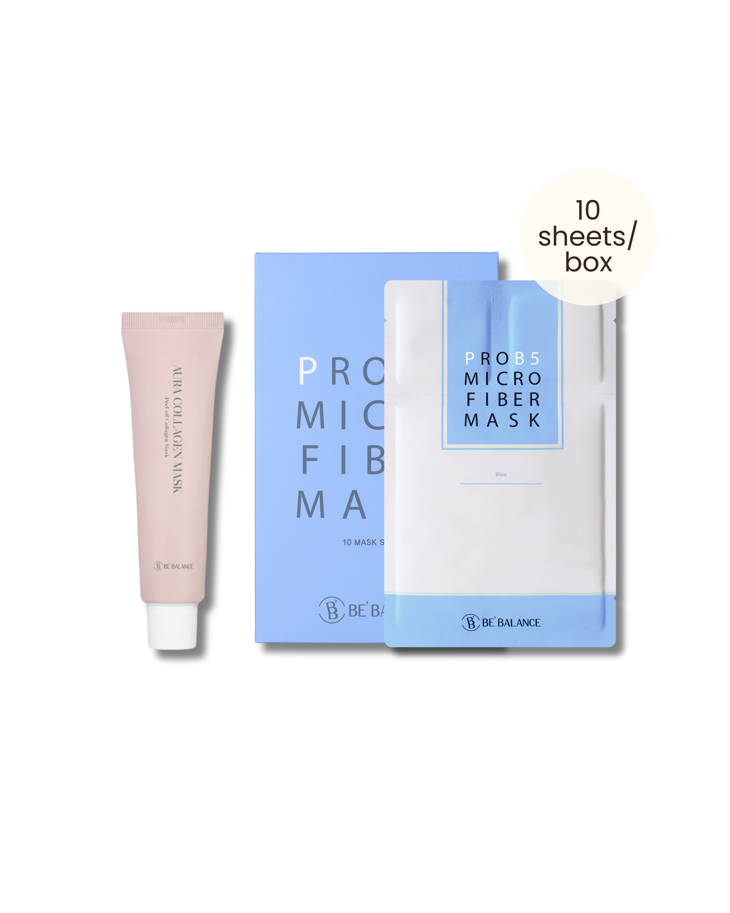 Bundle of 2 (Sheet Mask + Aura Collagen Mask) - Be Balance Malaysia
