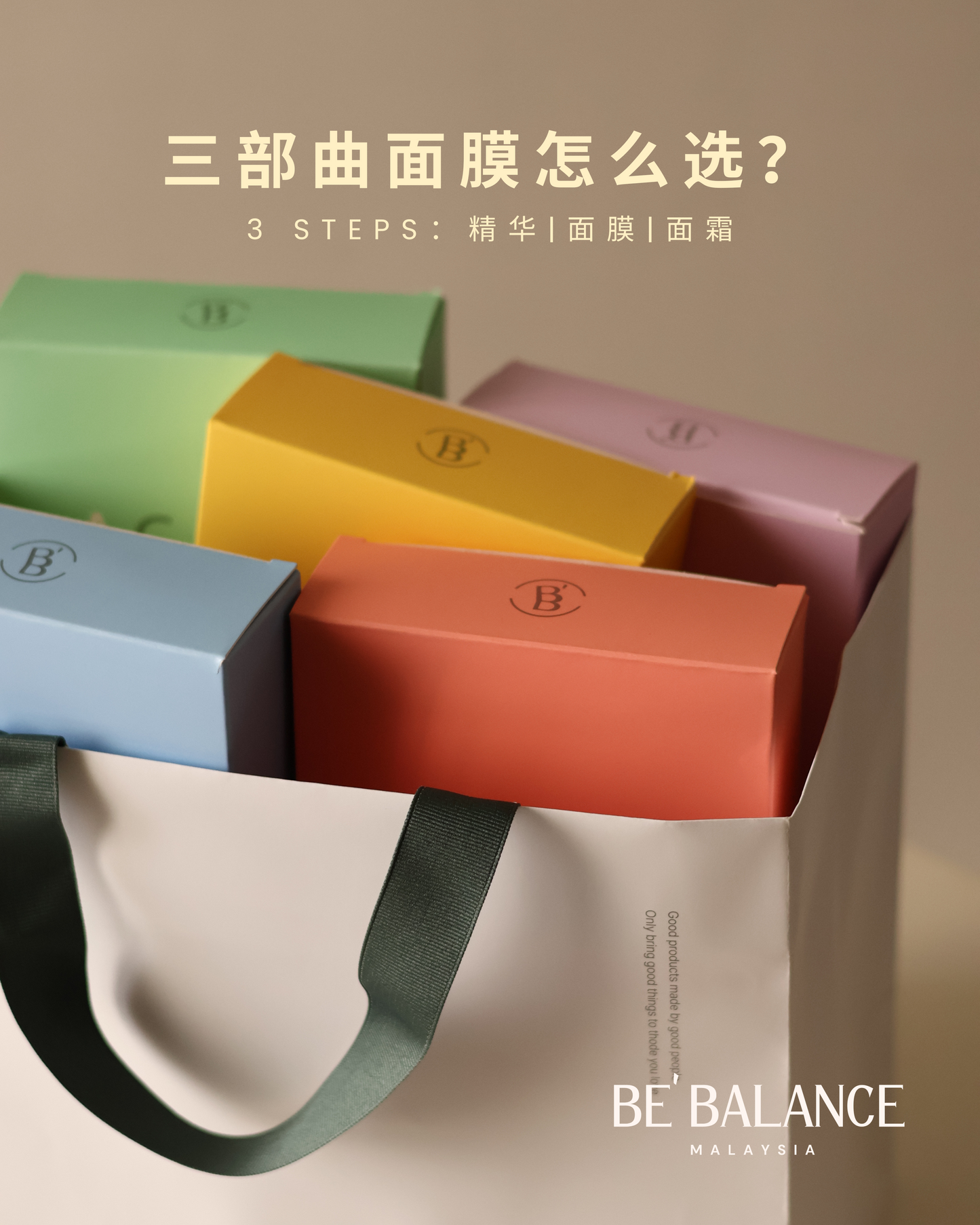 1 Box 3-Step Microfiber Sheet Mask - Be Balance Malaysia