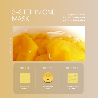 IDEBENONE Microfiber Sheet Mask - Be Balance Malaysia