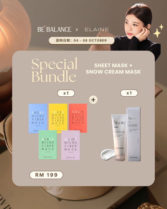 Bundle of 2 - Snow Mask + Sheet Mask (Elaine Group Buy)