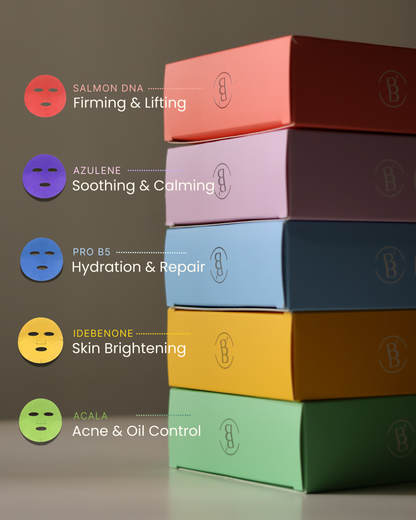 [𝟓 𝐁𝐨𝐱𝐞𝐬] 3-Step Microfiber Sheet Mask (Celeste Group Buy)