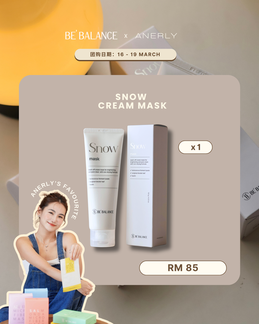 Snow Cream Mask (ANERLY'S PICK) - Be Balance Malaysia
