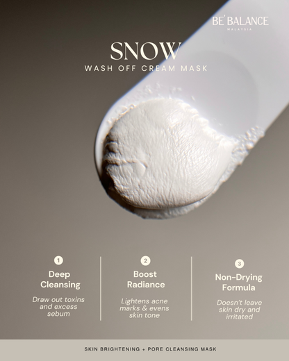 Snow Cream Mask (JMIE'S PICK) - Be Balance Malaysia