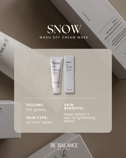 Snow Cream Mask (JMIE'S PICK) - Be Balance Malaysia
